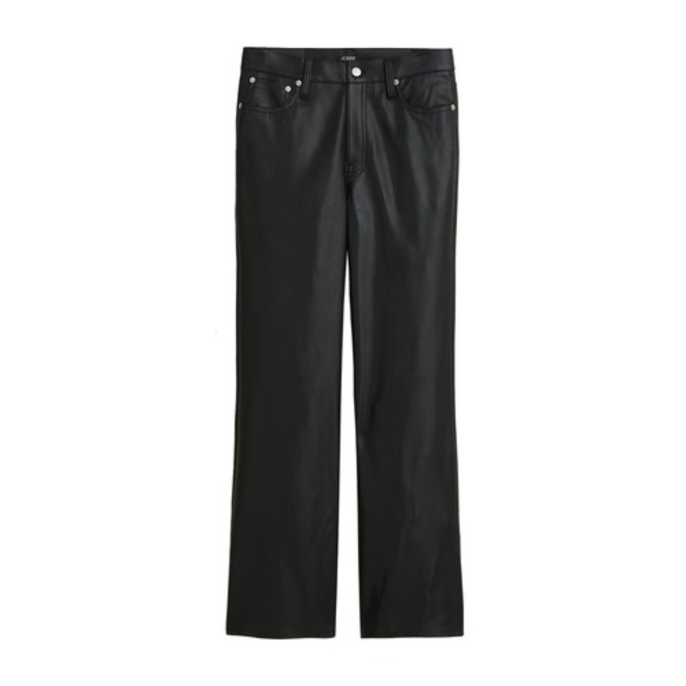 J.Crew | NWT | Faux Leather Pants | Black | 28